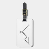 Hors Categorie Bergbeklimmen Fietsen Bagagelabel (Voorkant verticaal)