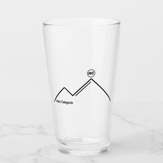 Hors Categorie Bergbeklimmen Fietsen Glas (Voorkant)