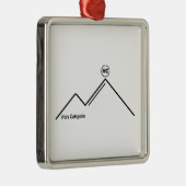 Hors Categorie Bergbeklimmen Fietsen Metalen Ornament (Rechts)