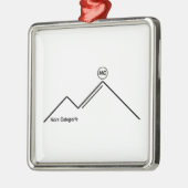 Hors Categorie Bergbeklimmen Fietsen Metalen Ornament (Links)