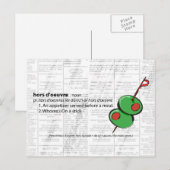 hors d'oeuvres briefkaart (Voorkant / Achterkant)