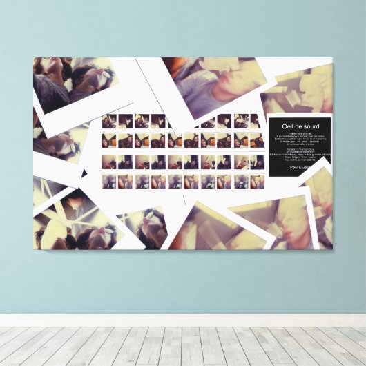 Hors-Portrait Self-portret Canvas (Insitu (Houten vloer))