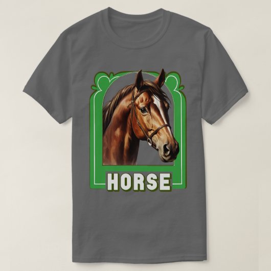 HORSE 1 T-SHIRT (Design voorkant)
