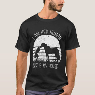 Horse A Mooi, haar mens is mijn paard Rider T-shirt