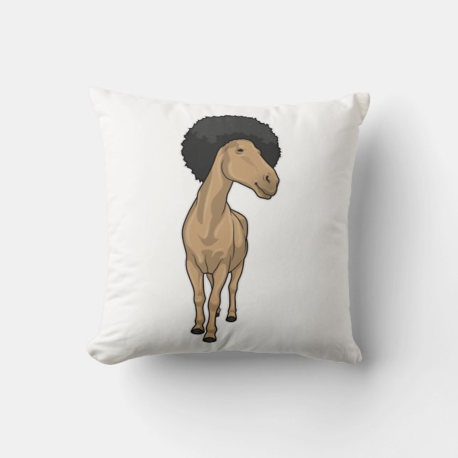Horse Afro Kussen (Voorkant)