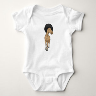 Horse Afro Romper