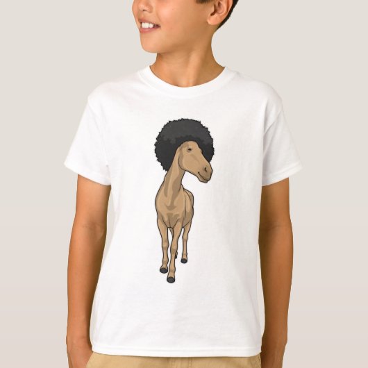 Horse Afro T-shirt (Voorkant)