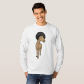 Horse Afro T-shirt (Voorkant volledig)