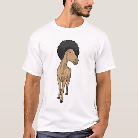 Horse Afro T-shirt (Voorkant)