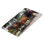 Horse and Carriage on Mackinac Island MI Magneet (Linkerzijde)