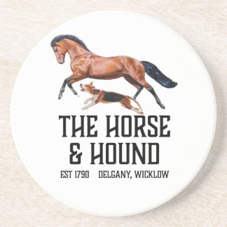 Horse and Hound Zandsteen Onderzetter
