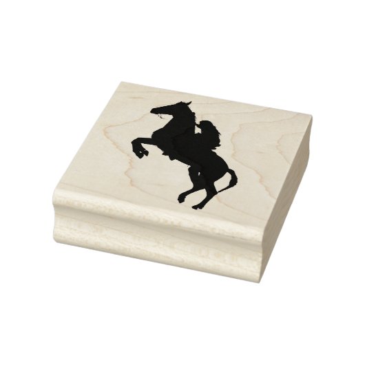 Horse and Rider Rubberstempel (Stempel)