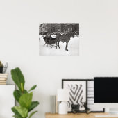 Horse and Sleigh, 1935.  foto Poster (Thuiskantoor)