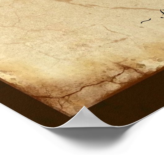 "Horse Angels" Parchment-style Poetry Poster (Hoek)