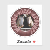 Horse Around Valentine's Day Sticker (Vel)