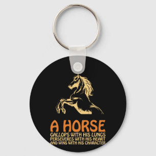 Horse Art A Horse Gallops Sleutelhanger