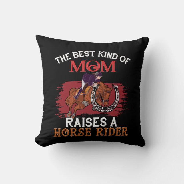 Horse Art het beste soort moeder Kussen (Voorkant)