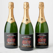 Horse Art het beste soort moeder Sparkling Wijnetiket (Flessen)