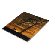 Horse Art Tegel Tegeltje (Zijkant)