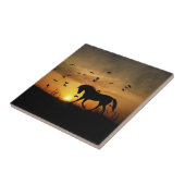 Horse Art Tegel Tegeltje (Zijkant)