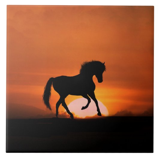 Horse Art Tegel Tegeltje (Voorkant)