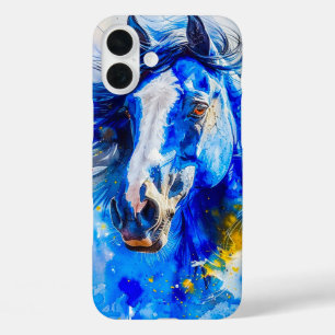 Horse Art Telefoonhoes iPhone 16 Plus Hoesje