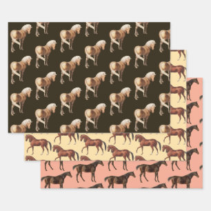 Horse Art Wrapping Craft Paper