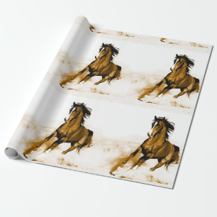 Horse Artwork Cadeaupapier