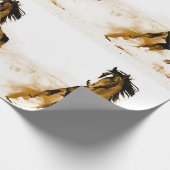 Horse Artwork Cadeaupapier (Hoek)