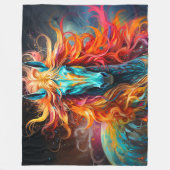 Horse Artwork Fleece Deken (Voorkant)