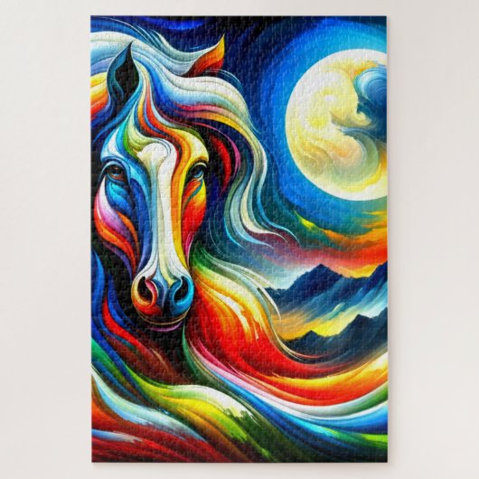 Horse Artwork Legpuzzel (Verticaal)