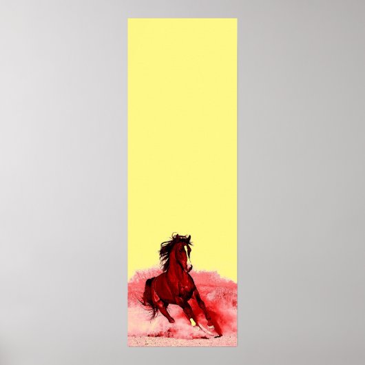 Horse Artwork Poster (Voorkant)
