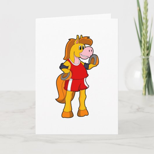 Horse as Runner Kaart (Voorkant)