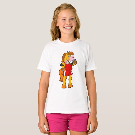Horse as Runner T-shirt (Voorkant volledig)