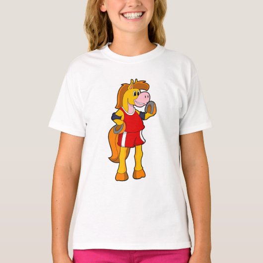 Horse as Runner T-shirt (Voorkant)