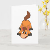 Horse at Playing Kaart (Gele Bloem)