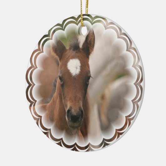 Horse Baby Ornament (Links)