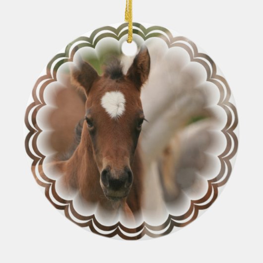Horse Baby Ornament (Achterkant)