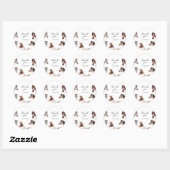Horse Baby shower Bedankt Behandel labels (Vel)