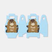 Horse Baby shower Blue Boy Bedankdoosjes (Uitgevouwen)