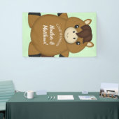 Horse Baby shower Green Spandoek (Beurs)
