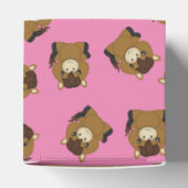 Horse Baby shower Pink Girl Bedankdoosjes (Bovenkant)