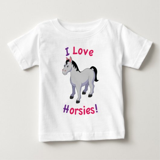 Horse baby T-shirt (Voorkant)