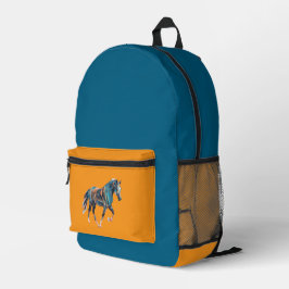 Horse Backpack Bag Bedrukte Rugzak