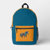 Horse Backpacks/Bag Bedrukte Rugzak (Voorkant)