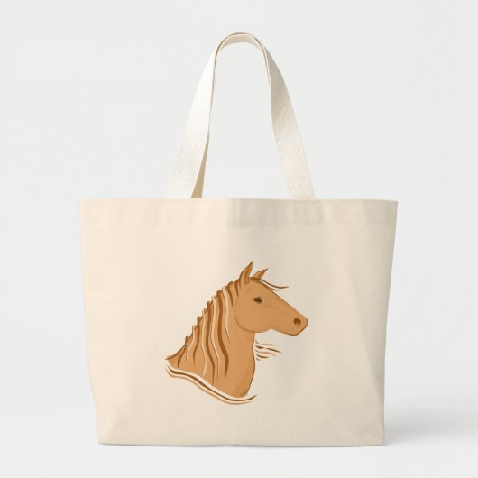 Horse Bag Grote Tote Bag (Voorkant)