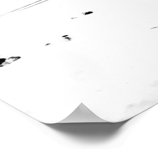 Horse-Barn-BW Poster (Hoek)