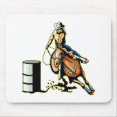 Horse Barrel Racing Muismat (Voorkant)