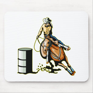 Horse Barrel Racing Muismat