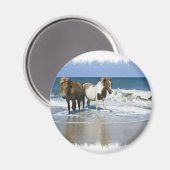 Horse Beach Magnet (Voorkant / Achterkant)